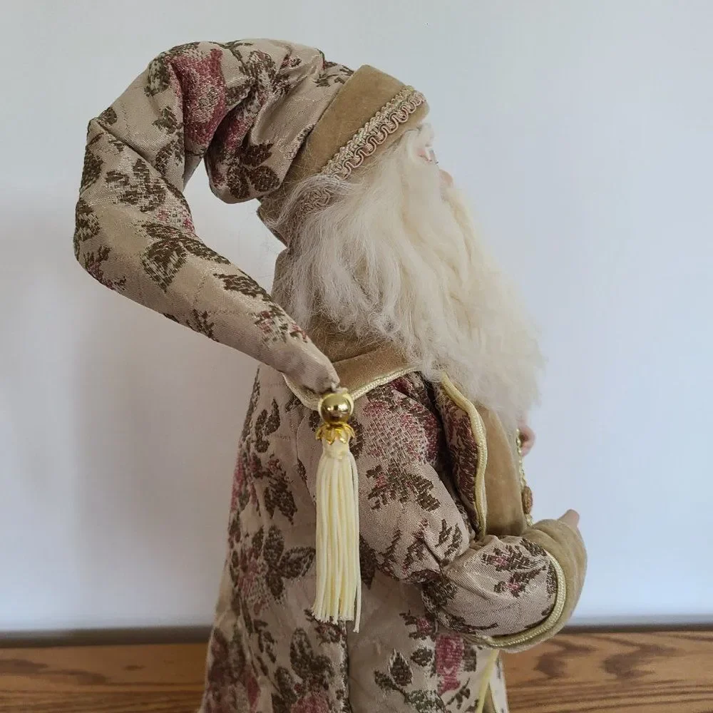 Vintage Old World Father Christmas Kris Kringle Santa Claus Holiday Figurine